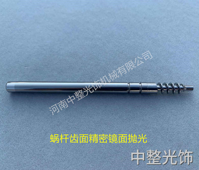 蝸桿齒面鏡面鏡面拋光小姑 蝸桿齒面鏡面鏡面拋光小姑